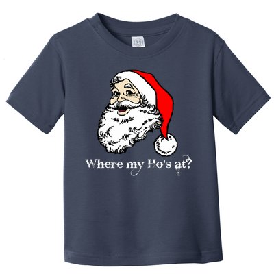 Santa's Ho Funny Christmas Toddler T-Shirt