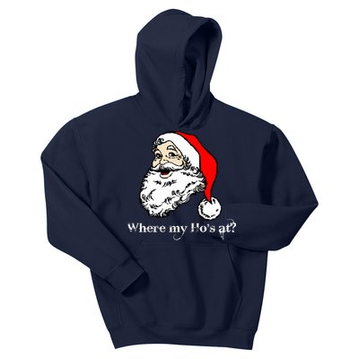 Santa's Ho Funny Christmas Kids Hoodie