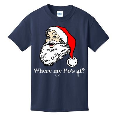 Santa's Ho Funny Christmas Kids T-Shirt