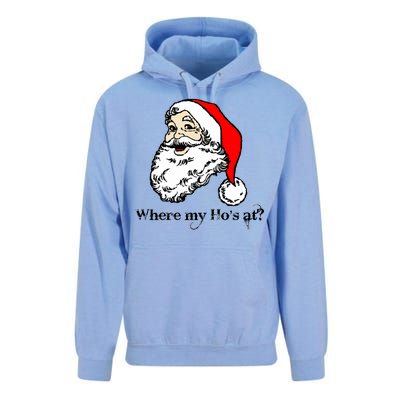 Santa's Ho Funny Christmas Unisex Surf Hoodie