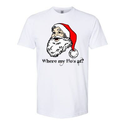 Santa's Ho Funny Christmas Softstyle CVC T-Shirt