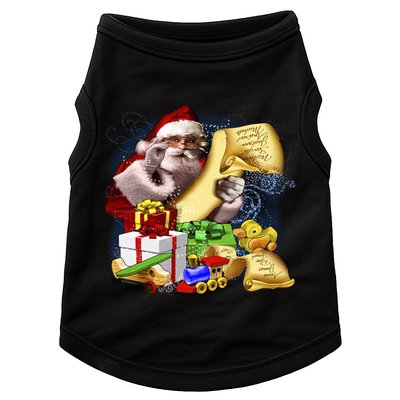 Santa's Making a List Doggie Tank