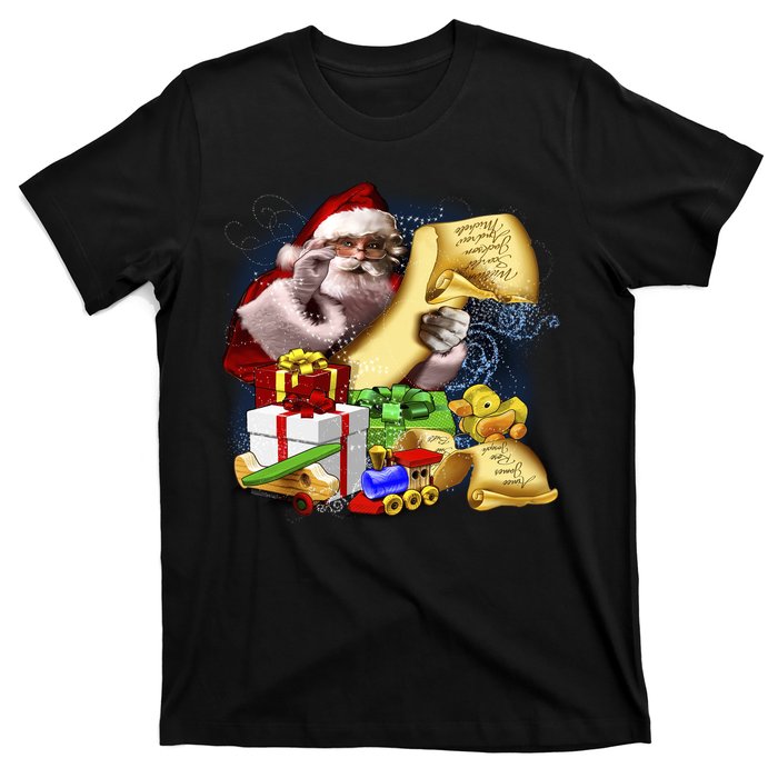 Santa's Making a List T-Shirt