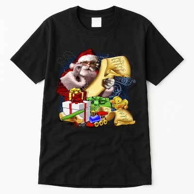Santa's Making a List Tall T-Shirt
