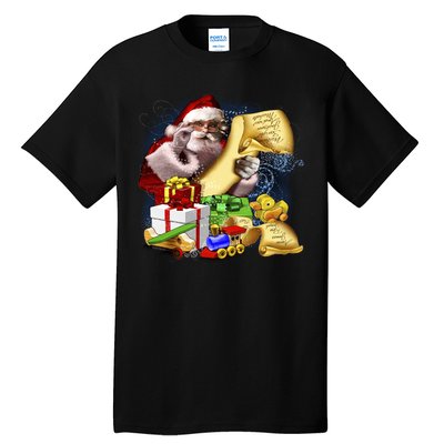 Santa's Making a List Tall T-Shirt