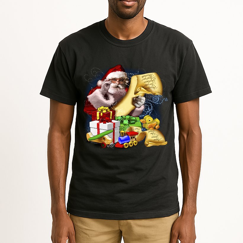 Santa's Making a List Tall T-Shirt