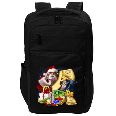 Santa's Making a List Impact Tech Backpack