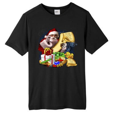 Santa's Making a List Tall Fusion ChromaSoft Performance T-Shirt