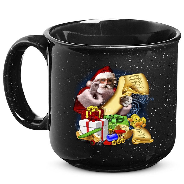 Santa's Making a List 15oz Campfire Ceramic Mug