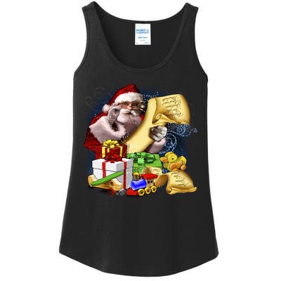 Santa's Making a List Ladies Essential Tank