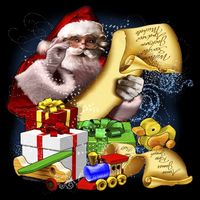 Santa's Making a List Flatbill Hat