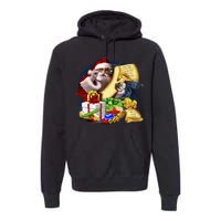 Santa's Making a List Premium Hoodie