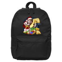 Santa's Making a List 16 in Basic Backpack