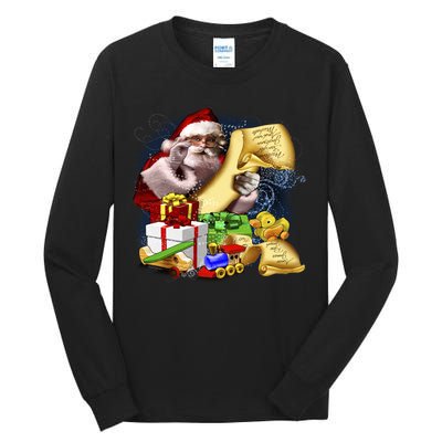 Santa's Making a List Tall Long Sleeve T-Shirt