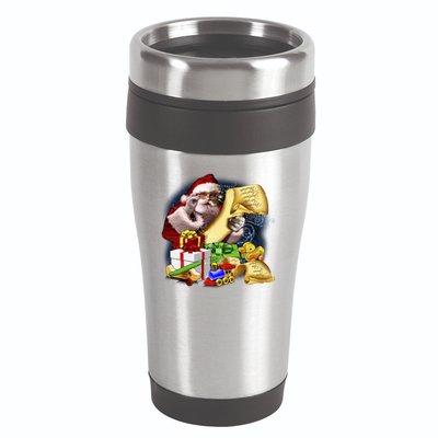 Santa's Making a List 16oz Travel Tumbler