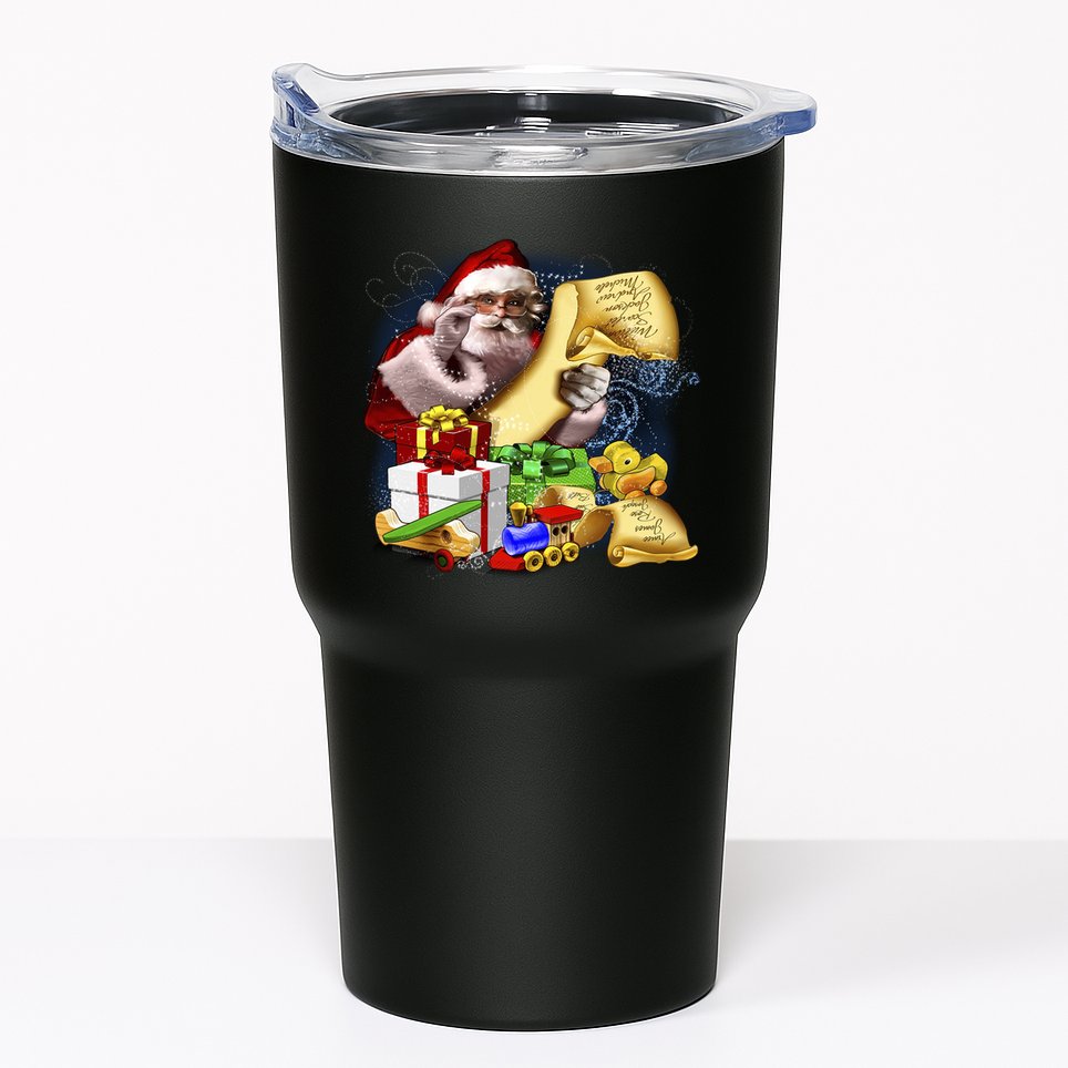 Santa's Making a List Tumbler