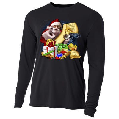 Santa's Making a List Cooling Performance Long Sleeve Crew