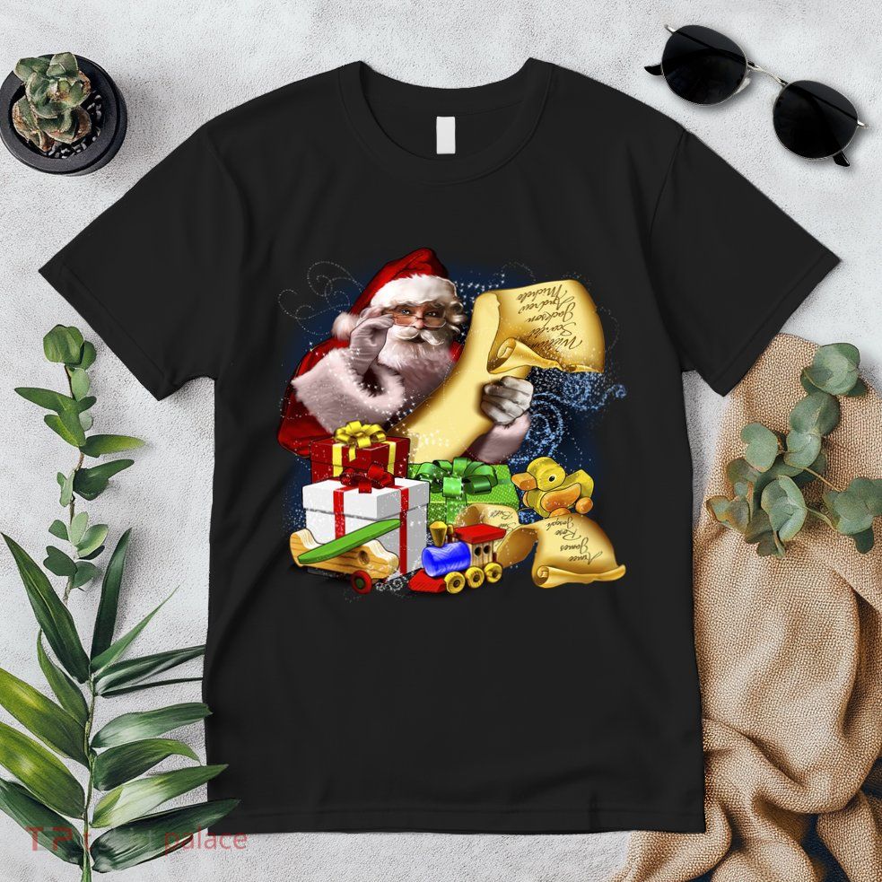 Santa's Making a List Premium T-Shirt