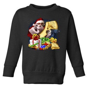 Santa's Making a List Toddler Sweatshirt