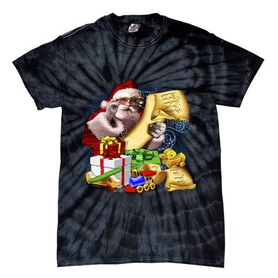 Santa's Making a List Tie-Dye T-Shirt