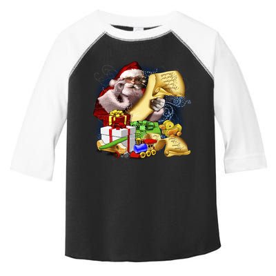Santa's Making a List Toddler Fine Jersey T-Shirt