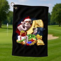 Santa's Making a List Golf Towel