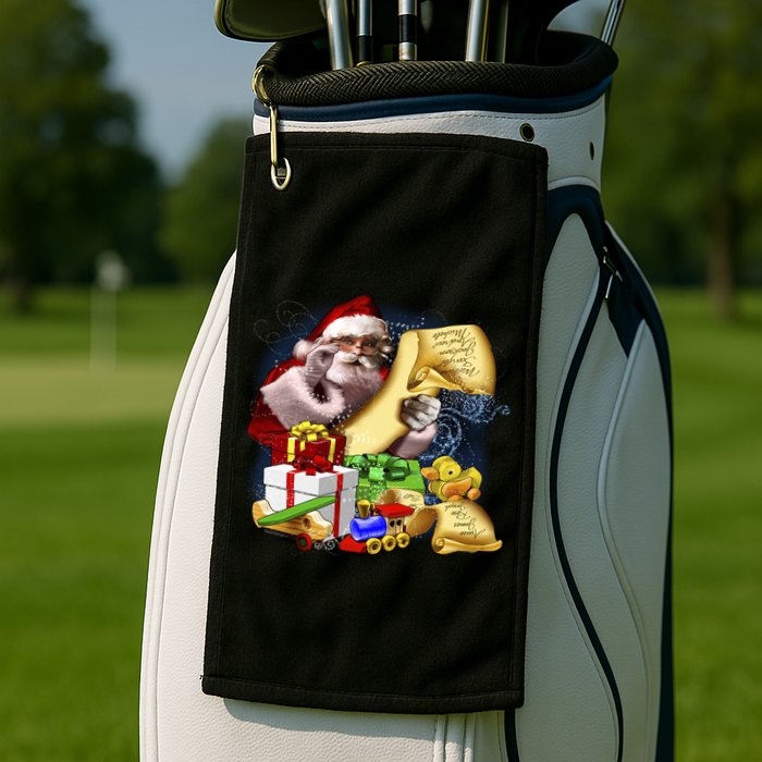Santa's Making a List Golf Towel