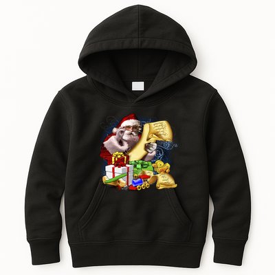 Santa's Making a List Kids Hoodie