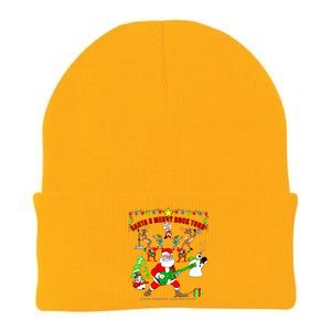 Santa's Merry Christmas Rock Tour Knit Cap Winter Beanie