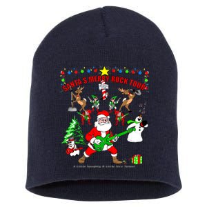 Santa's Merry Christmas Rock Tour Short Acrylic Beanie