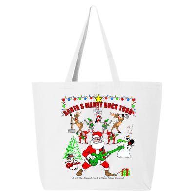 Santa's Merry Christmas Rock Tour 25L Jumbo Tote