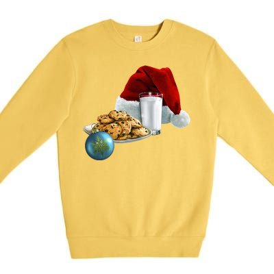 Santa's Milk & Cookies Premium Crewneck Sweatshirt