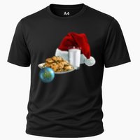 Santa's Milk & Cookies Cooling Performance Crew T-Shirt