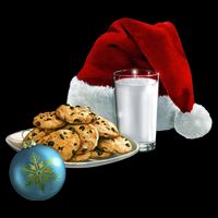 Santa's Milk & Cookies Cooling Performance Crew T-Shirt