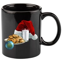 Santa's Milk & Cookies 11oz C Handle Ceramic Mug