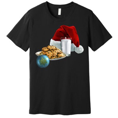 Santa's Milk & Cookies Premium T-Shirt