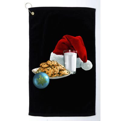 Santa's Milk & Cookies Golf Towel