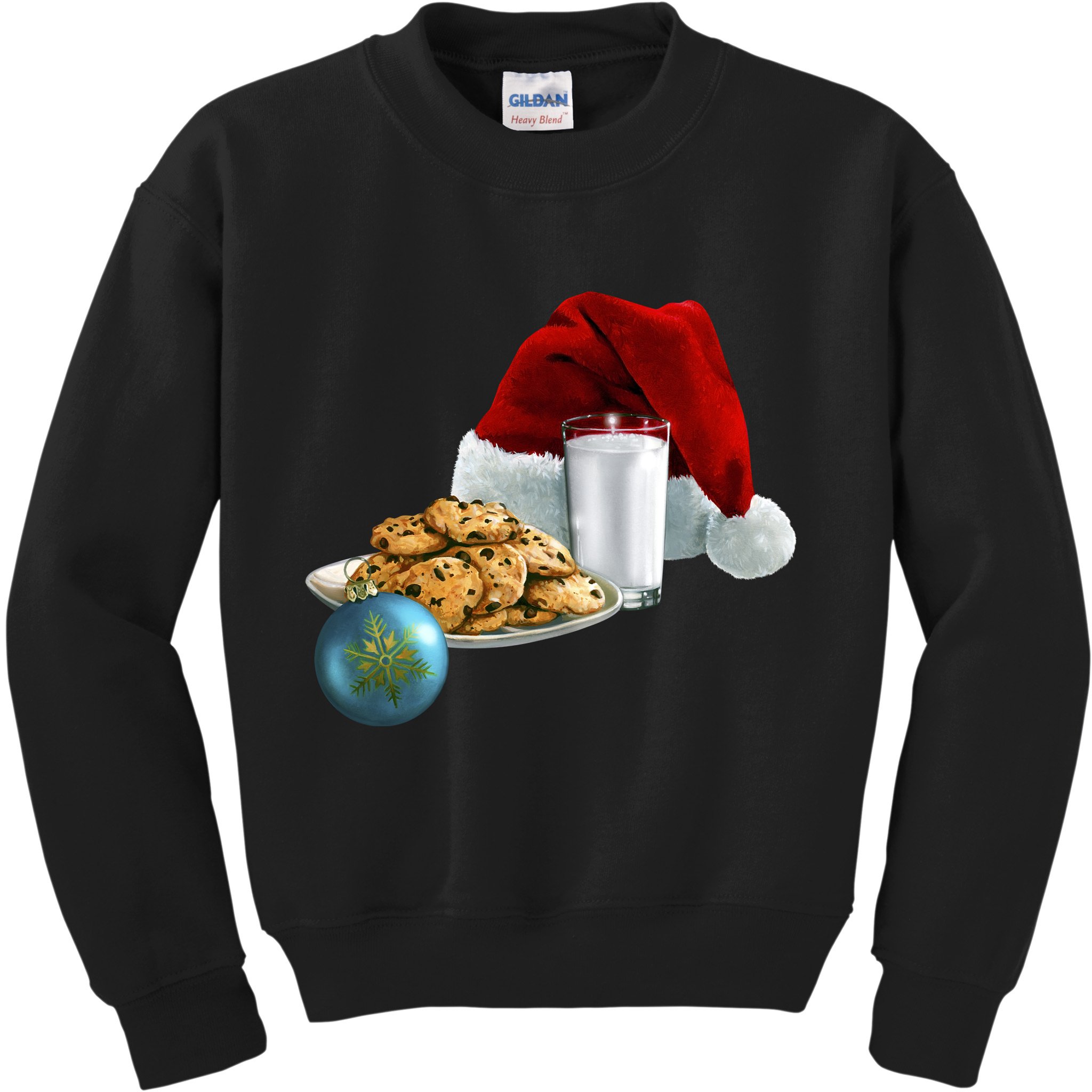 Santa's Milk & Cookies Kids Sweatshirt