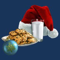 Santa's Milk & Cookies Infant Baby Jersey Bodysuit