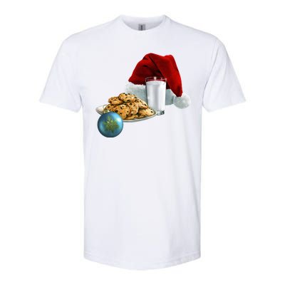 Santa's Milk & Cookies Softstyle® CVC T-Shirt