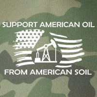 Support American Oil From American Soil USA Legacy Tie Dye Trucker Hat