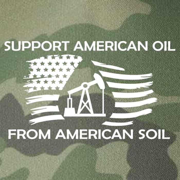 Support American Oil From American Soil USA Legacy Tie Dye Trucker Hat