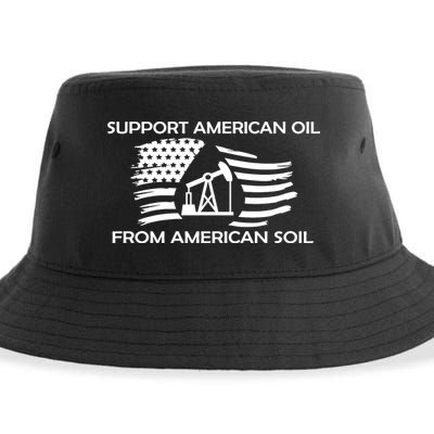 Support American Oil From American Soil USA Sustainable Bucket Hat