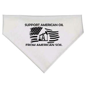 Support American Oil From American Soil USA USA-Made Doggie Bandana