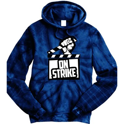 Sag Aftra On Strike WGA Protest Background Actor On Strike Tie Dye Hoodie