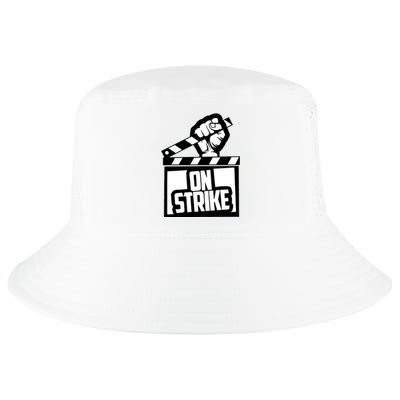 Sag Aftra On Strike WGA Protest Background Actor On Strike Cool Comfort Performance Bucket Hat