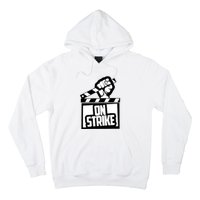 Sag Aftra On Strike WGA Protest Background Actor On Strike Hoodie