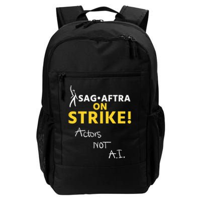 SAG AFTRA On Strike Actors Not AI Daily Commute Backpack