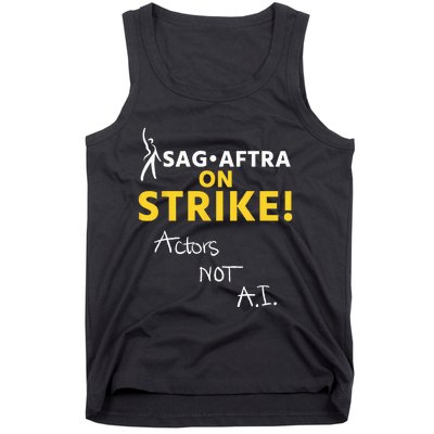 SAG AFTRA On Strike Actors Not AI Tank Top