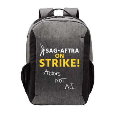 SAG AFTRA On Strike Actors Not AI Vector Backpack